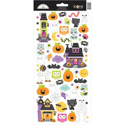 Doodlebug Happy Haunting Stickers - Icons Cardstock Stickers